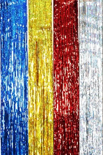 Дождик Голографический  1,5м ДГ101501-ДГ101504