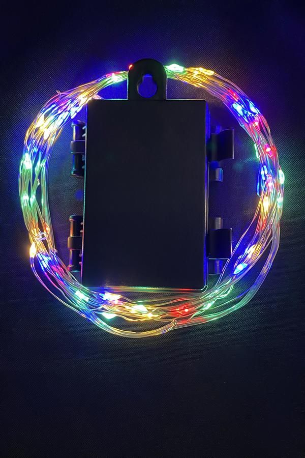 Электрогирлянда Роса 2м 20-LED-LN-MC-3AA-IP44